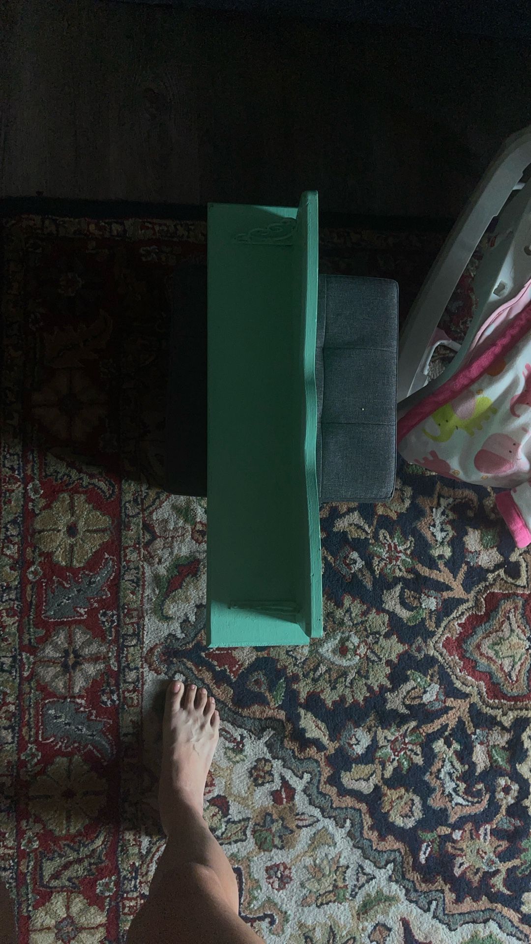 Handmade Shelf turquoise