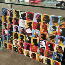 2 Marvel Wall Decor Pictures 