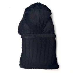 HUAMULAN Winter Beanie Hat & Fleece Neck Warmer Set – Women