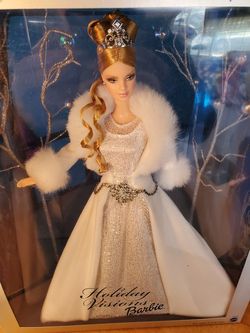 limited edition, 1st in series. 2003 Winter Fantasy Barbie