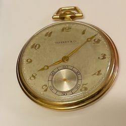 14k Tiffany And Company Pocket Watch