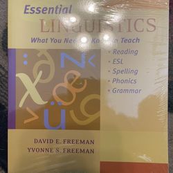 Essential Linguistics By Freeman