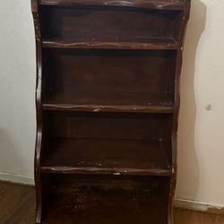 Petite Wooden Bookshelf