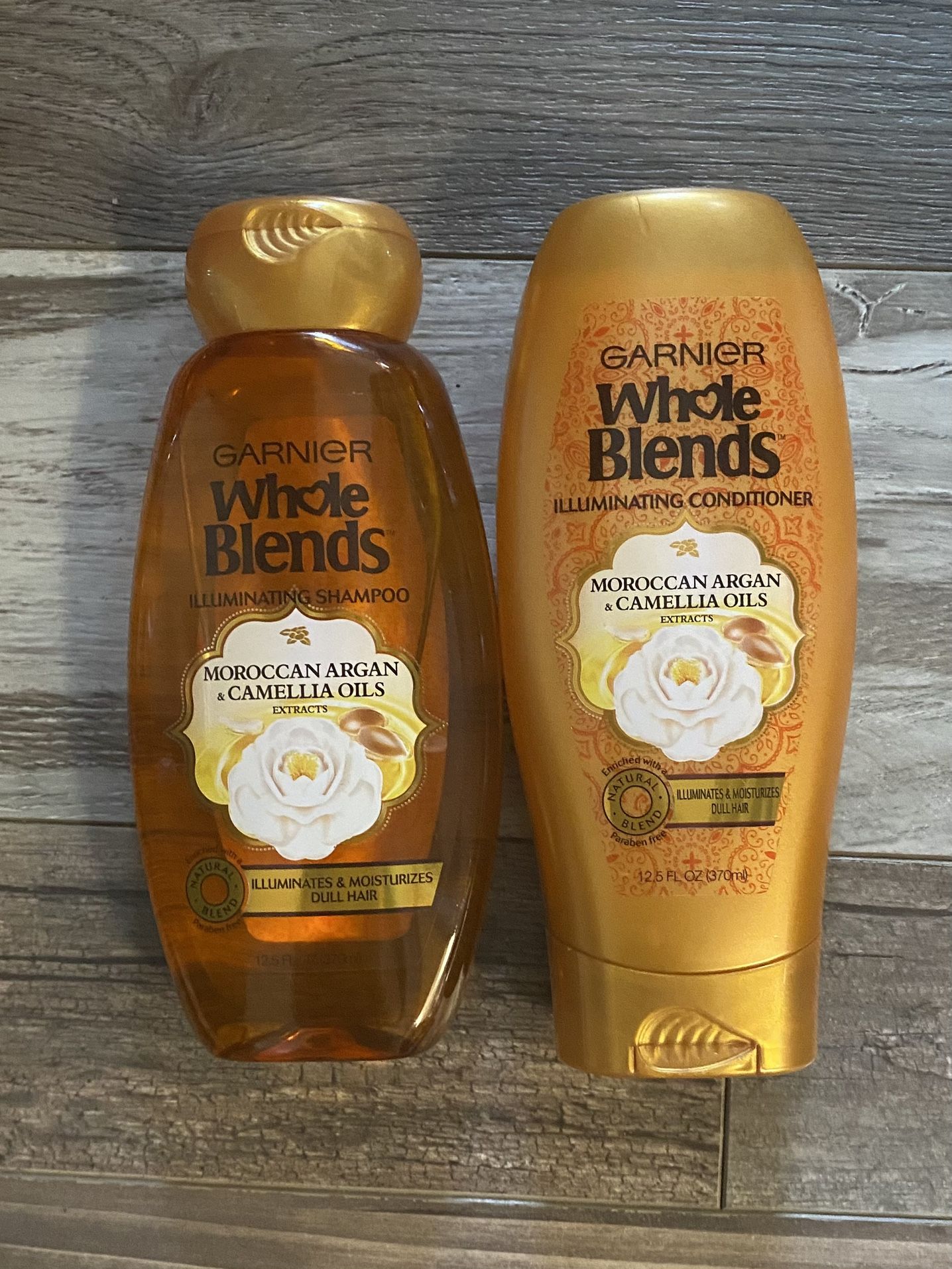 Garnier Whole Blends Moroccan Argan & Camellia Oil Shampoo And Conditioner Set