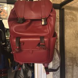 Red COACH Back Pack. 