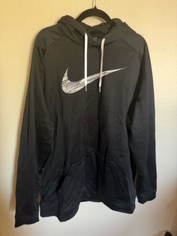Nike Pullover Hoodie Black with Swoosh Logo