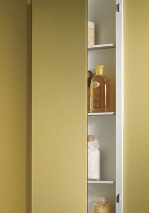 Horizon 16" x 36" Recess Mount Steel Shelves Medicine Cabinet