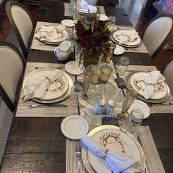 Restoration Hardware Dining Table Chairs