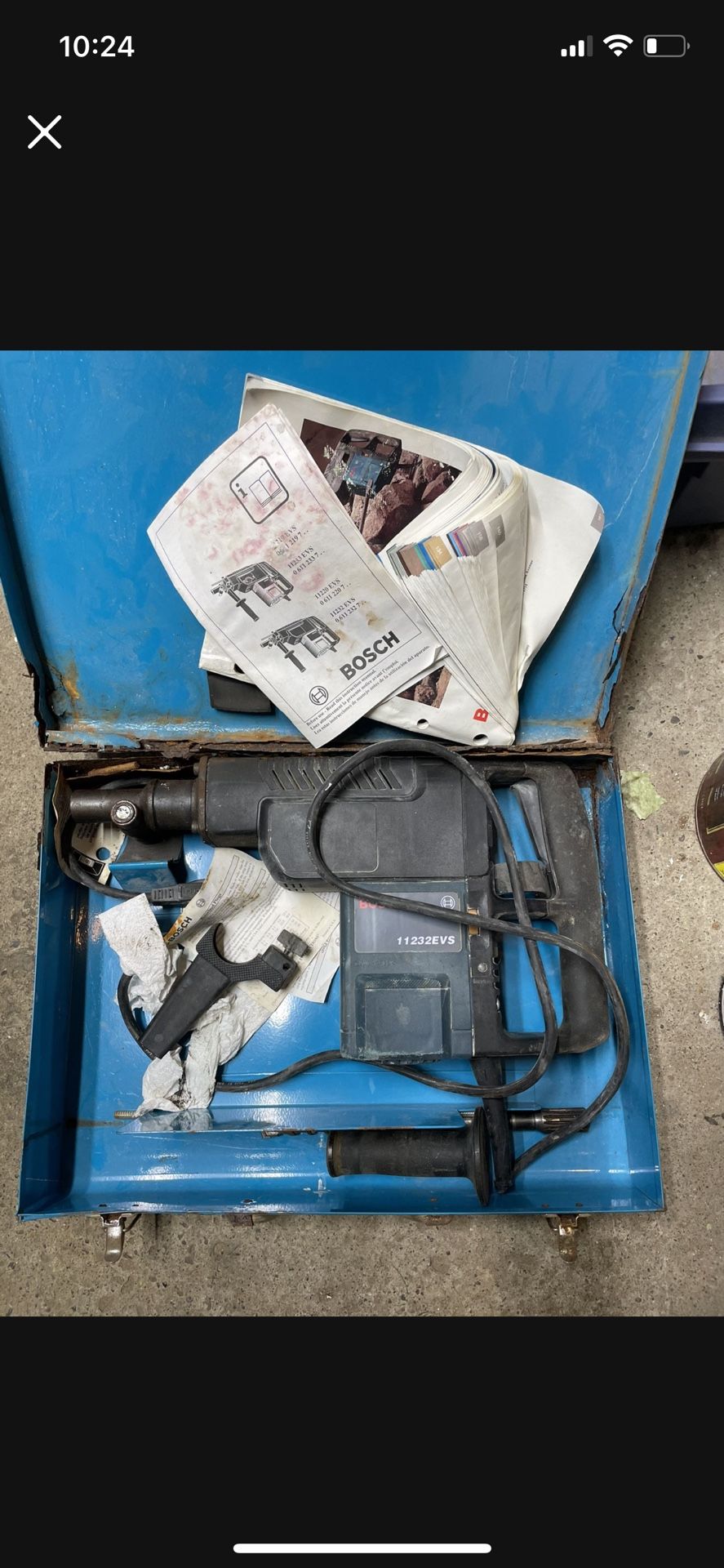 Bosch Spline Drive Rotary Hammer Drill