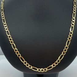 14 K Gold Figaro Chain. New.