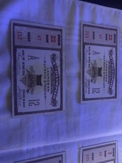 Olympic Tickets 1932 Los Angeles