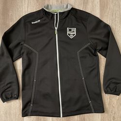 LA Kings Zip Up Sweater Jacket Reebok Hockey NHL
