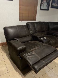 Sectional sofa for recliners and  cuphold Kidse I have to go get