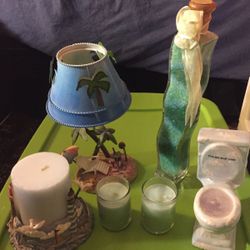 Bathroom Accessories & Candle Assortment