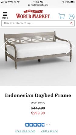 World Market Indonesian Daybed Twin For Sale In Portland Or Offerup World Market Indonesian Daybed Twin For Sale In Portland Or Offerup