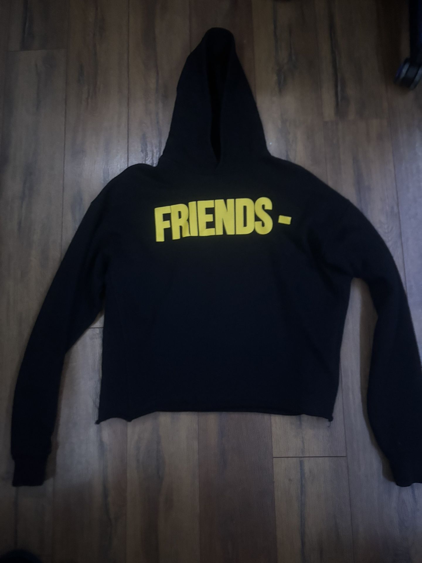 “Vlone” Friends hoodie Black And Yellow