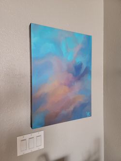 Abstract art By Local artist 18×24