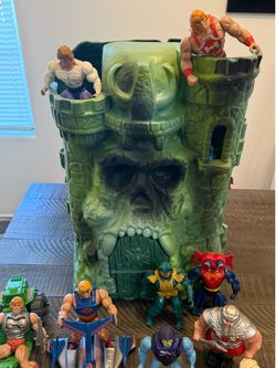 Vintage Masters of the Universe Castle Grayskull Playset Lot