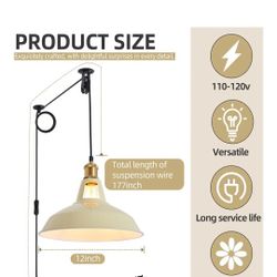 Vintage Plug In Chandalier 