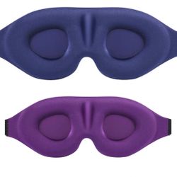 New Sleep Eye Mask Blue & Purple