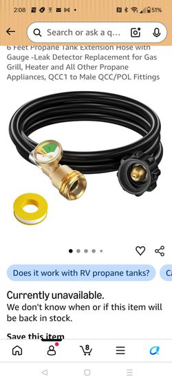 New Propane Hose