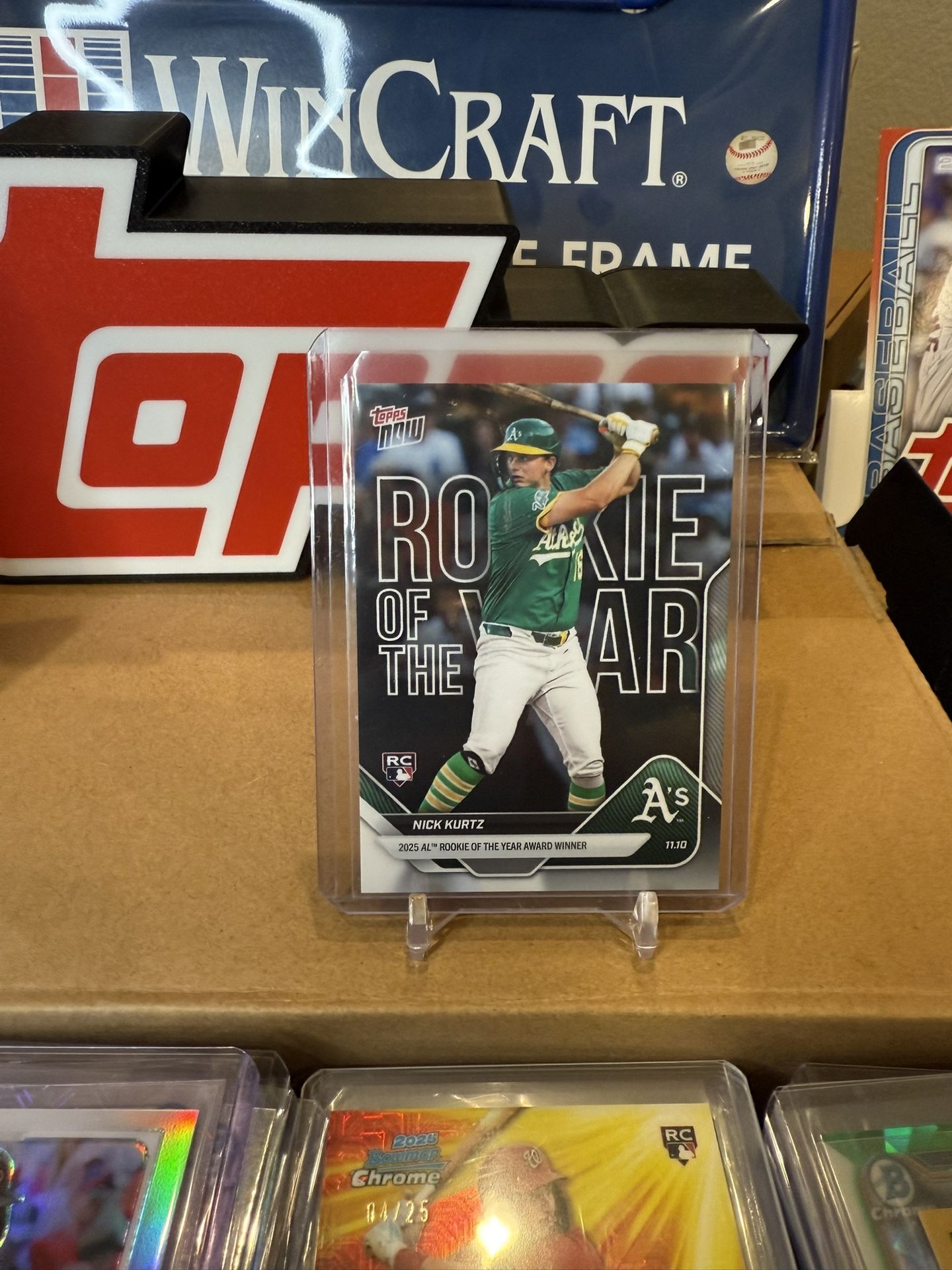 2025 Topps Now AL R.O.Y Nick Kurtz