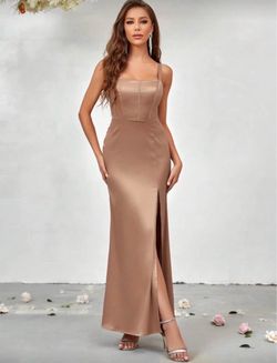 Long dress champagne