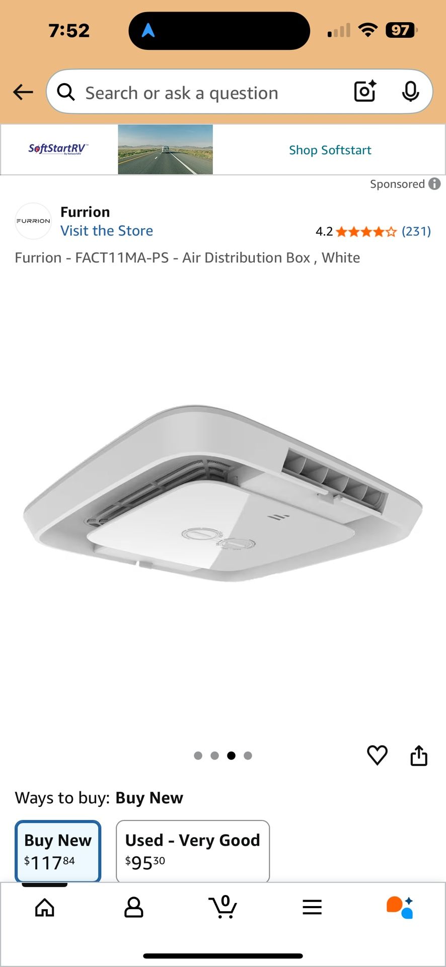 2 Furrion Ceiling Packages For RV Air Distribution Systems