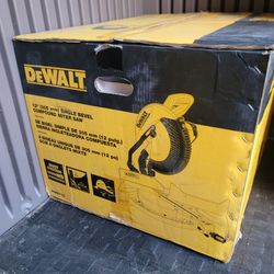 DEWALT 15 Amp Corded 12 in. Single Bevel Compound Miter Saw