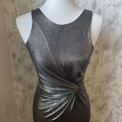 Astr the Label Gold Metallic XS Mini Bodycon Sexy