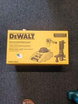 DEWALT SELF LEVELING ROTARY LASER