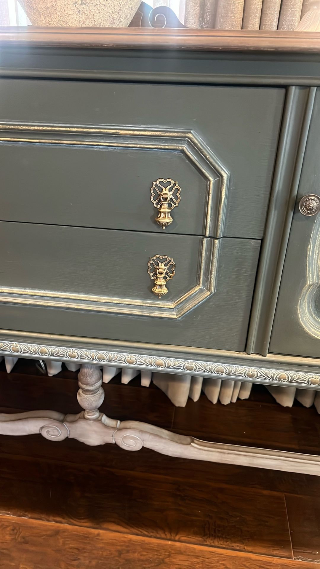 Antique Buffet Table