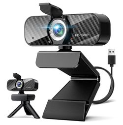 📸 NEW Full HD 1080P Webcam w/ Mic + Tripod