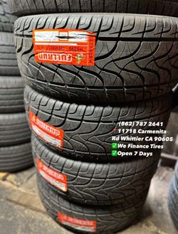 285/45/22 FULLRUN Set of Tires Installed and Balanced Set de Llantas Nuevas Instaladas y Balanceadas