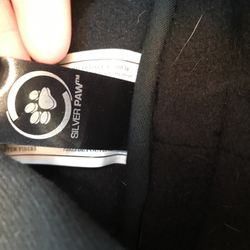 Silver Paw Adjustable Turtle Neck Coat