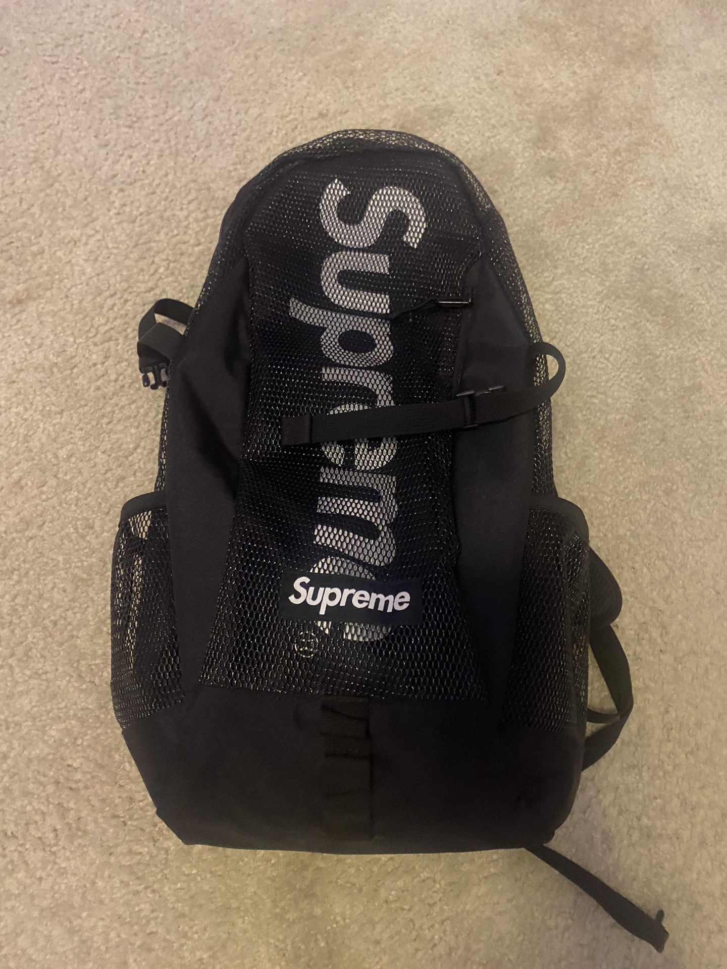 Black Supreme Backpack NOT USED