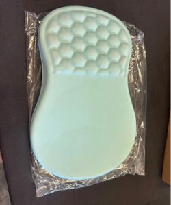 Mouse pad for office or desk 12 × 8" light blue