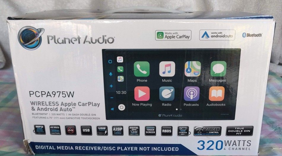Stereo PLANET AUDIO APPLE 🍎 Carplay & Android WIRELESS 📶