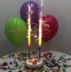 Sparkle candles