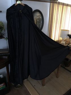 Hooded Velvet (like?) Cloak From “Pats Hats” Salem Massachusetts 