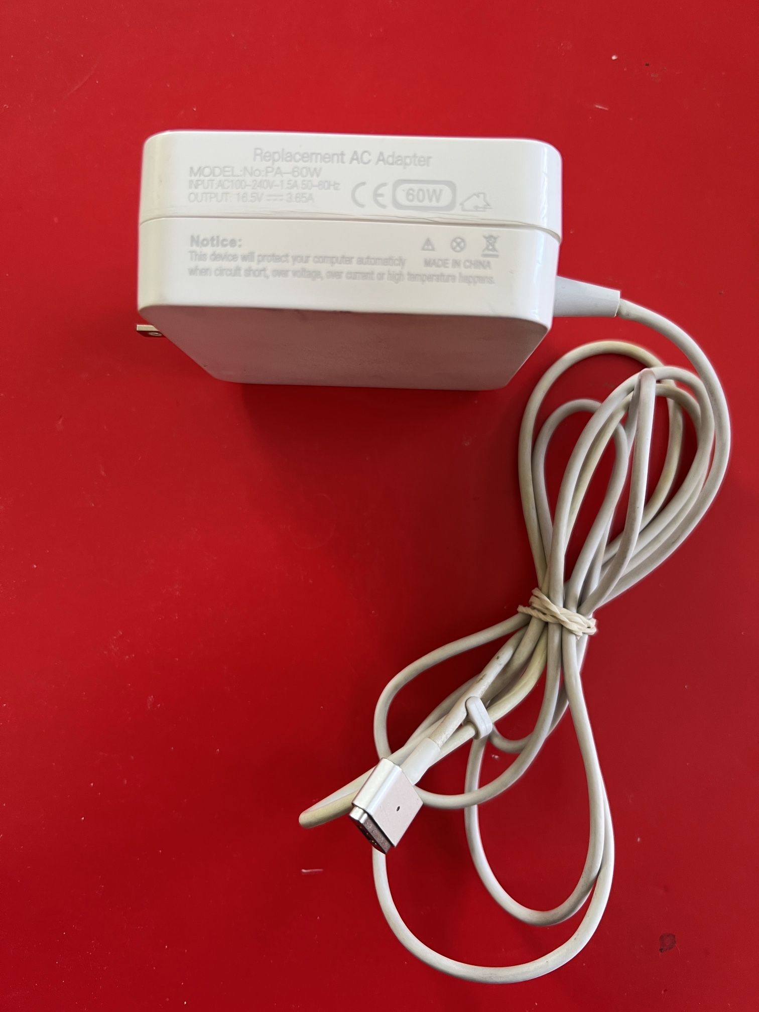 Replacement AC Adapter Charger 160W6.5V 3.65A for Apple MacBook Pro L-Tip