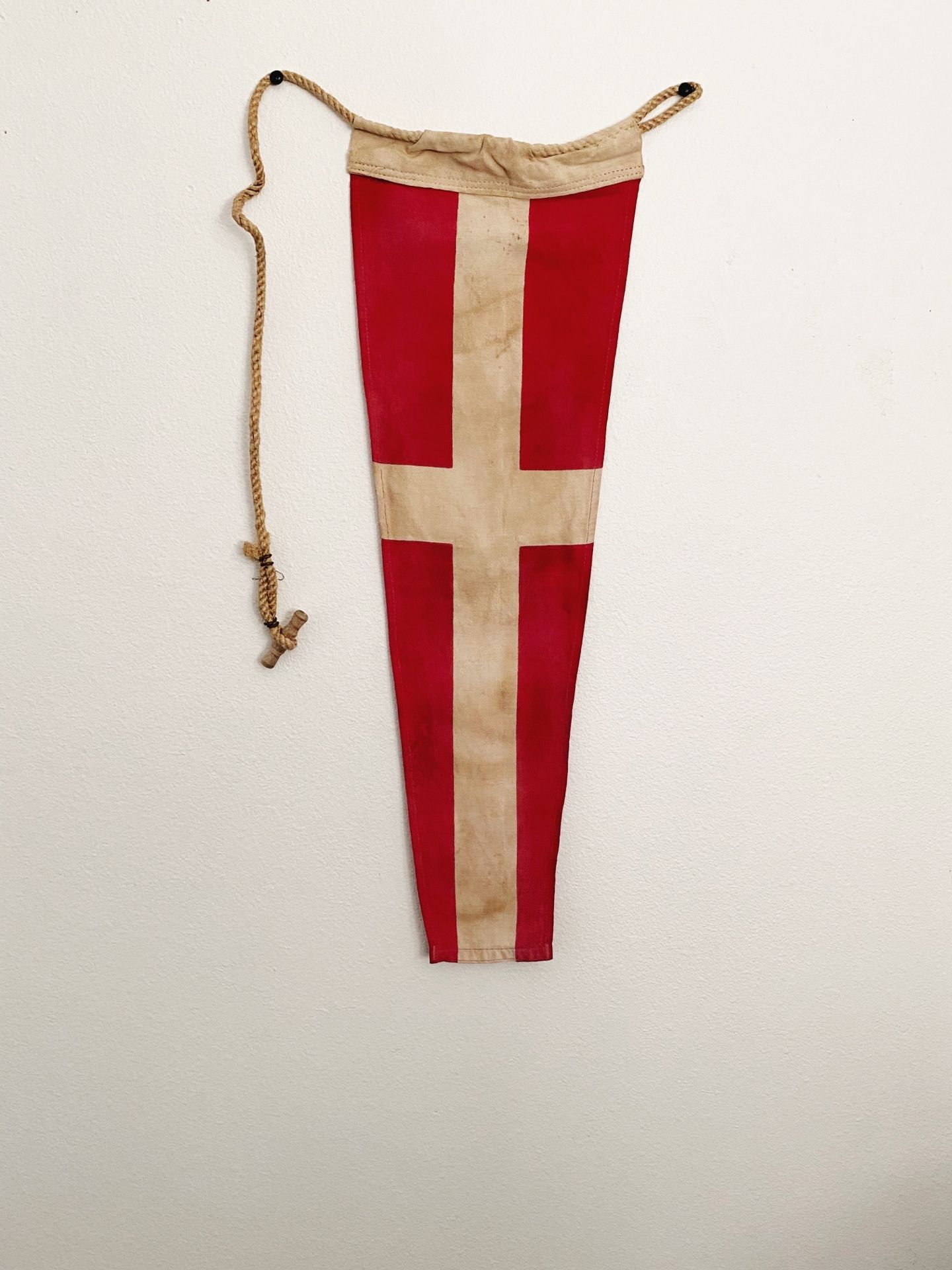 Large Vintage Nautical Flag - No. 4