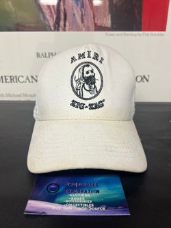 Amiri white zig zag cap