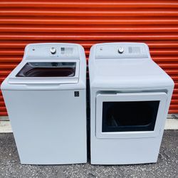 Matching GE Large Capacity Washer And Dryer