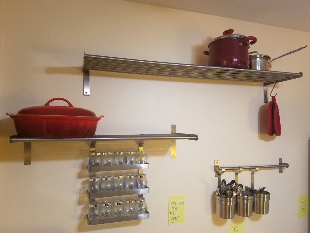 Ikea kitchen shelves