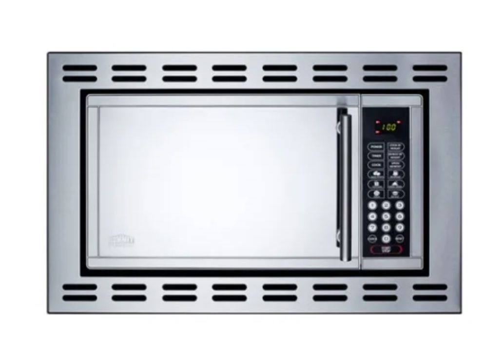 Summit 24” Wide 0.9 Cu. Ft. 900 Watt Built-In Microwave
