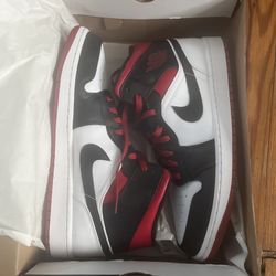 Jordan 1s Black/White/Red Brand new with box. Never worn