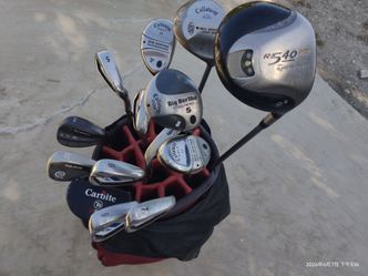 Golf set with bag