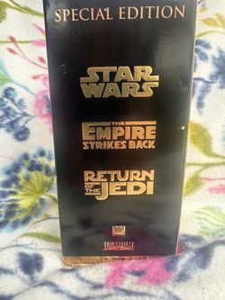 Star Wars trilogy special edition VHS discs