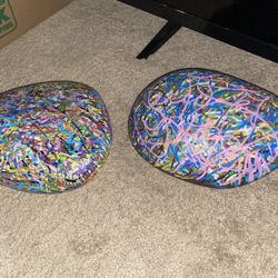 Hand painted rocks, LARGE